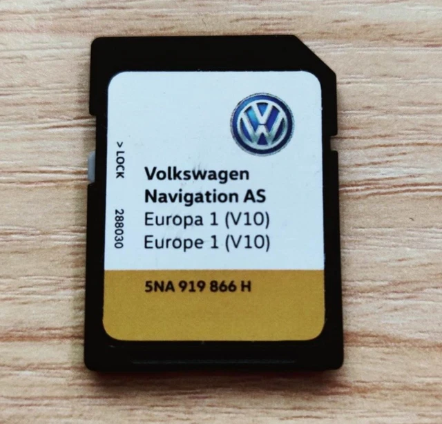 GENUINE VW DISCOVER Media Mib2 Sat Navigation Sd Card Europe V10 5Na