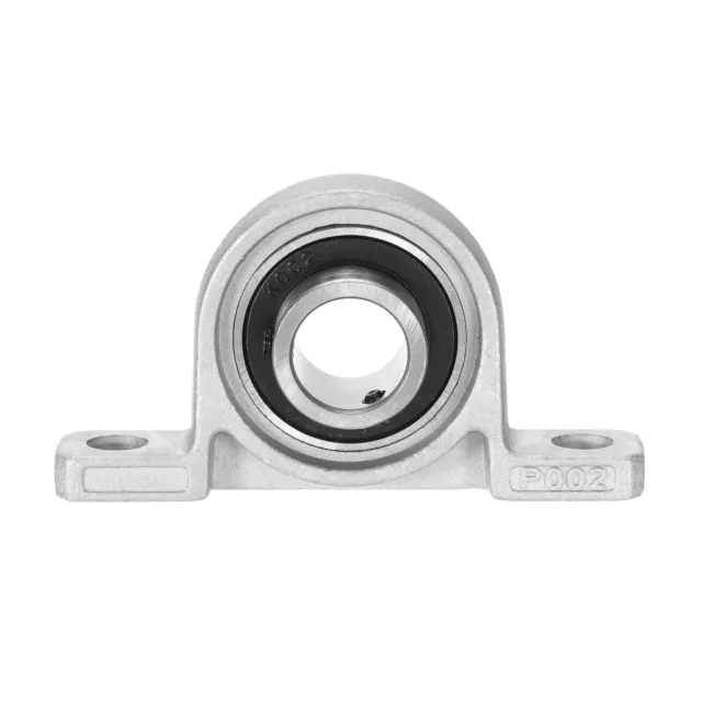 1 Pcs KP002 Pillow Block Bearing 15mm Bore Zinc Alloy Self-Alignment