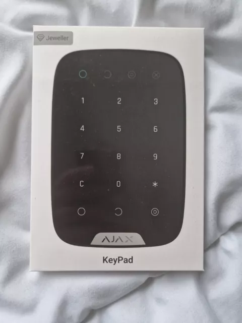 Ajax ALARME Tastatur Wireless Touch Tastatur (schwarz) Sicherheit UK