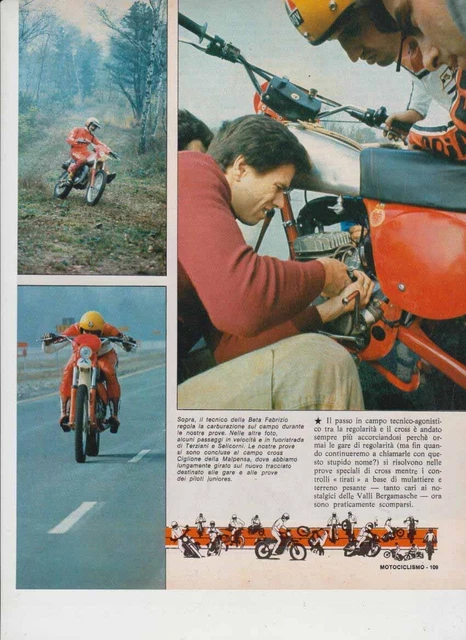ADVERTISING PUBBLICITÀ-MOTO BETA RC125 1978-MOTOITALIANE REGOLARITA ...