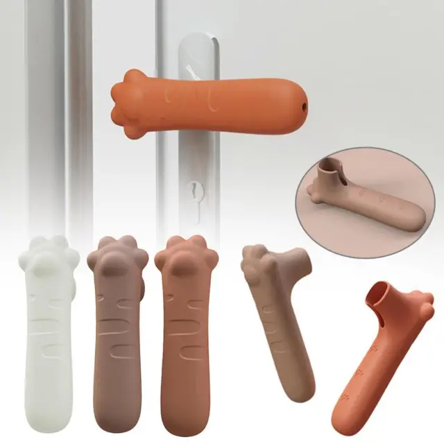 Silicone Door Handle Protective Cover Gloves Door Knob Cover For Office U9X5