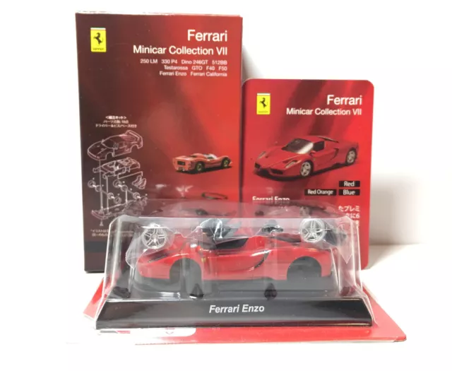 Kyosho 1/64 Ferrari VII Enzo Limited Diecast Car Model RED ORANGE