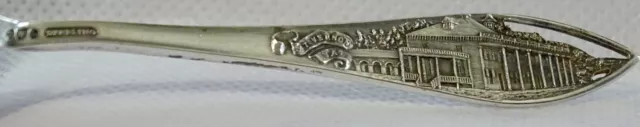 Washington D.C Capitol Building George Washington Sterling Souvenir Spoon