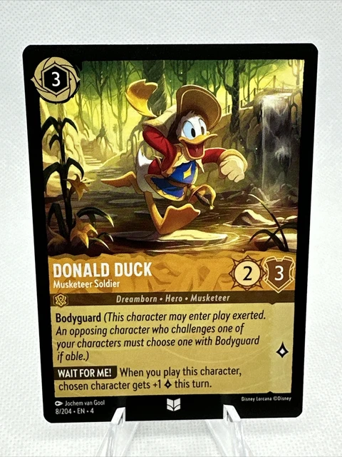 DISNEY LORCANA TCG: Donald Duck Musketeer Soldier 8/204 x4 