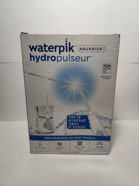 Hilo dental de agua profesional Waterpik WP-660 Aquarius blanco eléctrico