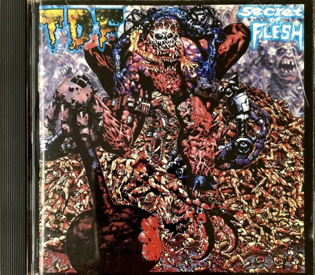 T.d.f. - Secret Of Flesh Cd Japan Hardcore Crust Punk Gism Asbestos Tribal War