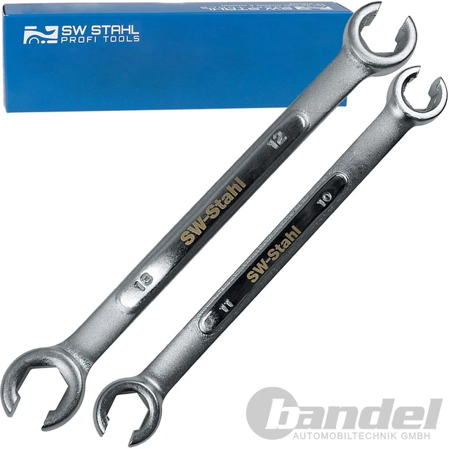 SET CHIAVI AD ANELLO APERTE IN ACCIAIO SW 2 pezzi CHIAVI A VITE MONTAGGIO LINEA FRENO