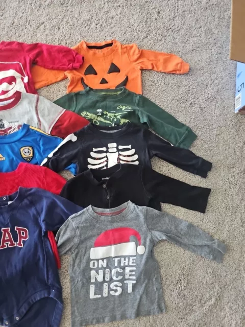 18 Piece Lot of Baby Boy Clothes Size 18 Months 3