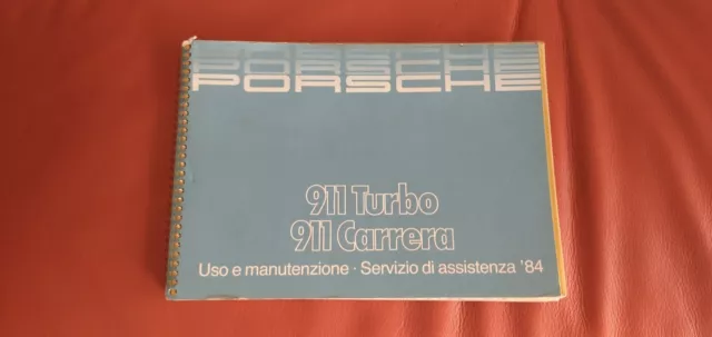 Porsche 911 3.2 Carrera e Turbo  1984 uso e manutenzione