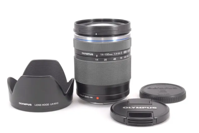 OLYMPUS M.ZUIKO DIGITAL 14-150mm F/4-5.6 II ED Lens with Hood