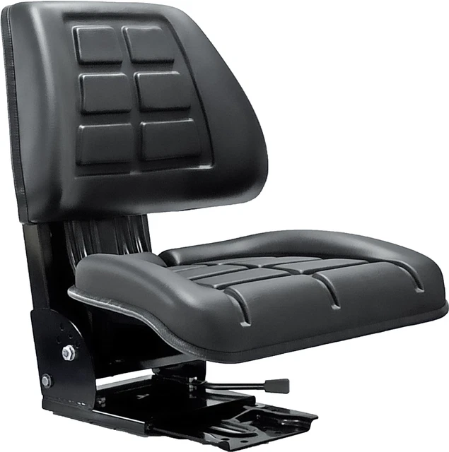 Seggiolino Da Trattore KlaraSeats KS 44/2V - PVC Inclinabile, Regolabile 50-120kg, Nero - Foto 4