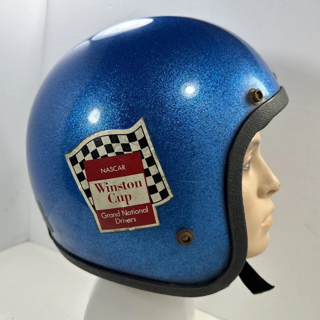 ASC FURY 400 Blue Flake Motorcycle Helmet VTG. $100.00 - PicClick