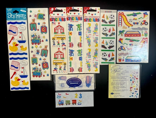 Bonito Lote de Pegatinas para Niños * Señora Grossman * Primer Año para Niños NUEVAS