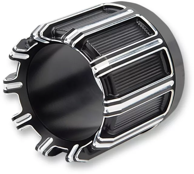 Arlen Ness Black 10-Guage Exhaust Tip Fits Vance & Hines 4.5" Round Mufflers