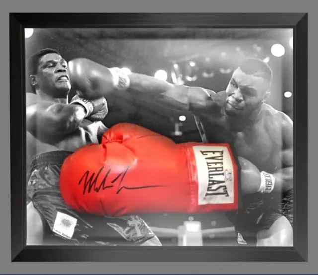 Mike Tyson Signed And Dome Framed Boxing Glove £285