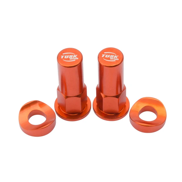 Tusk Rim Lock Nut/Spacer Kit Orange For HONDA CRF150R 2007-2009,2012-2022