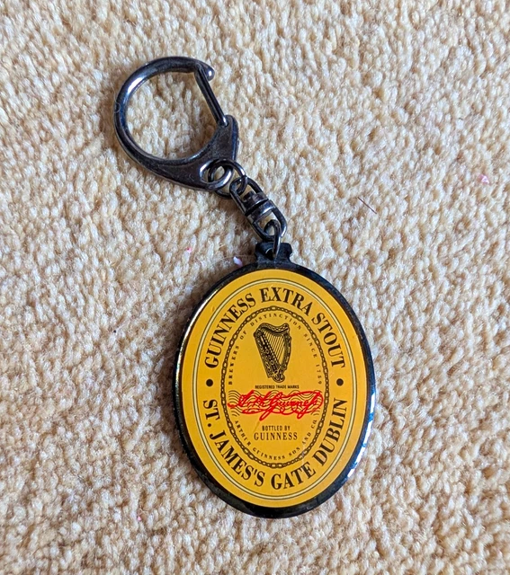 Metallic. Click GUINNESS EXTRA STOUT St James’s Gate Dublin Metal Key Ring Keychain £2. ...