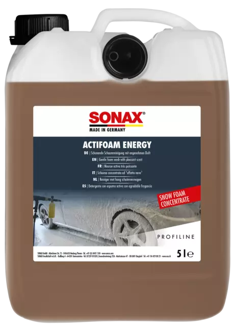 SONAX PROFILINE ActiFoam Energy 5 Liter Auto Schaumreiniger Schaum Shampoo