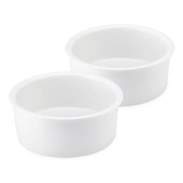 Set 2x Ciotola Cane Gatto Ceramica - Scodella Ø17,4cm per Cibo Secco Umido Acqua