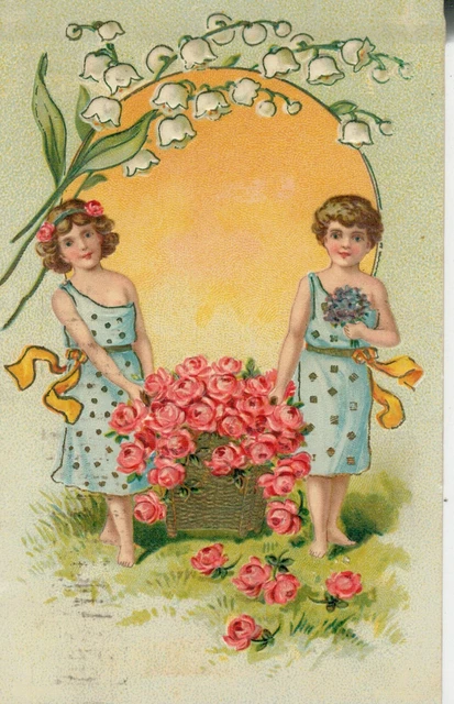 Carte Postale Bébé - Petite Format - Relief - - Neuve 1910