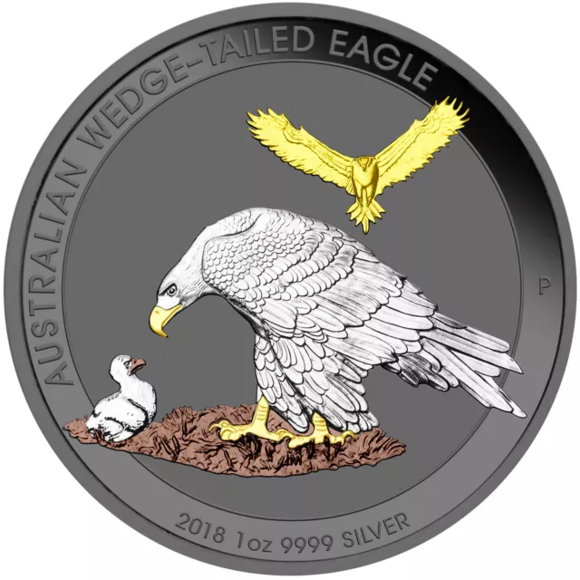 1$ 2018 Australia - Precious Australian Beauties - Wedge - Tailed Eagle