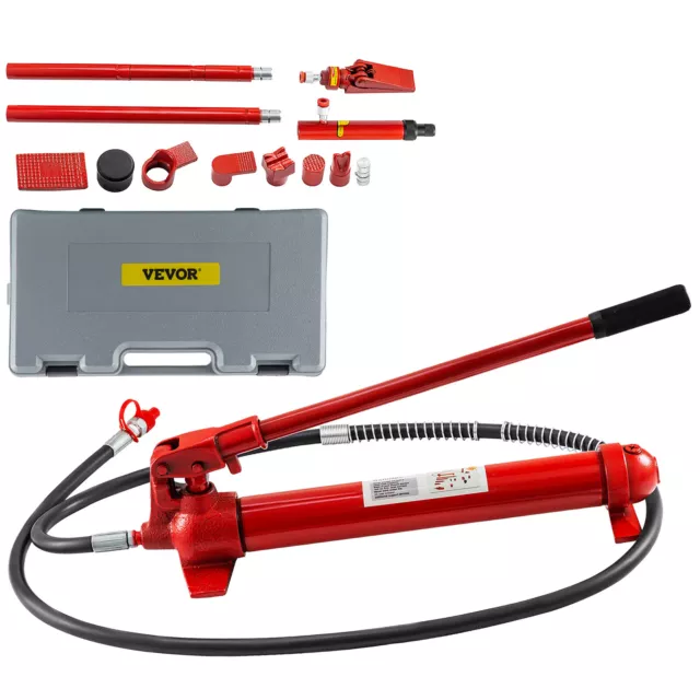 VEVOR 12 Ton Porta Power Hydraulic Jack Body Frame Repair Kit Auto Tool Lift Ram