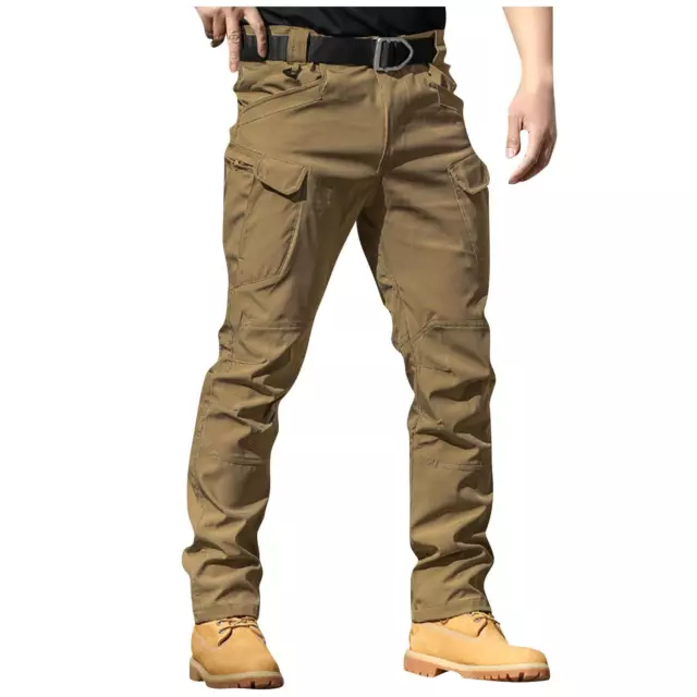 Pantalones De Trabajo Múltiples Bolsillos Fuerzas Especiales Carga Para Hombre 2