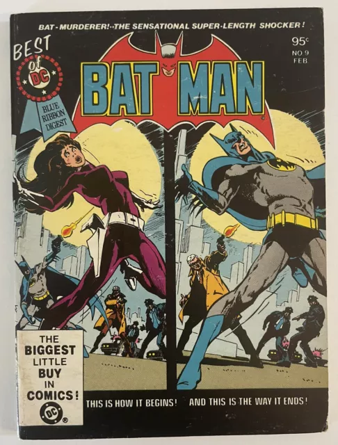 Best of DC Blue Ribbon Digest #9 (1981) Batman VG/FN or Better
