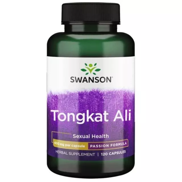 SWANSON TongkaAli JACK LARGO 400mg 120 CÁPSULAS LIBIDO PÍLDORAS SEXUALES ERECCIÓN