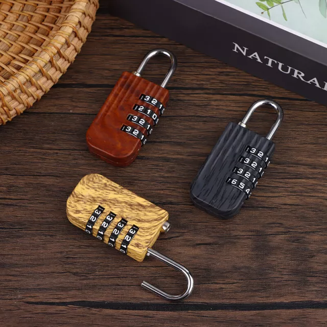 Wood Grain Series Password Lock Combination Lock For Travel Luggage Suitcase Sp