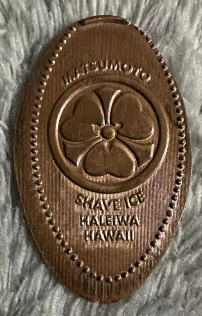 Elongated Penny - Hawaii Matsumoto - Smashed Pressed Coin