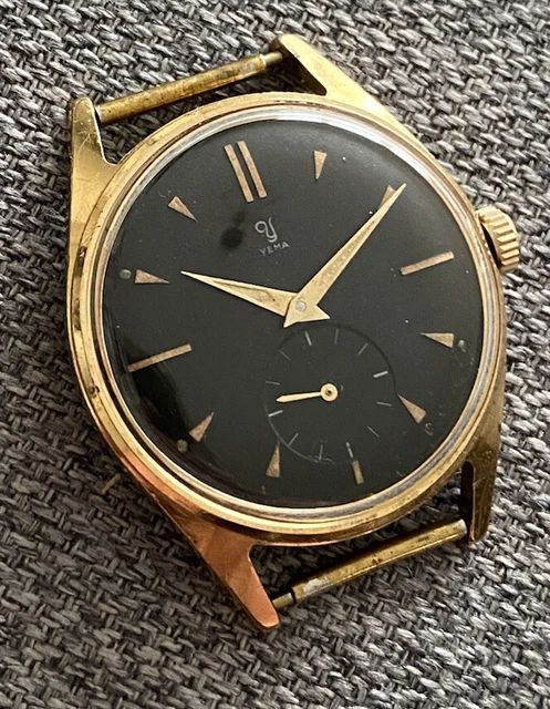 Montre Mécanique Ancienne Yema - Occasion - Fonctionne - Pour Homme