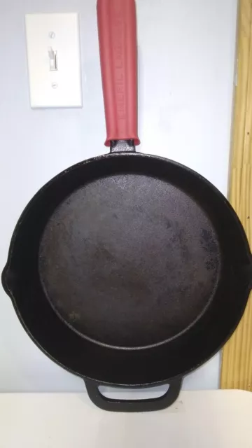 Emeril Lagasse 12" Heavy Duty Cast Iron Skillet Pan with Rubber Sleeve