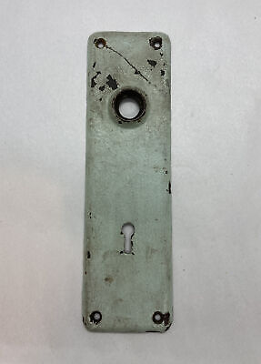 Antique Door Back Plate, Backplate, Escutcheon, Brass, Architectural Salvage Old