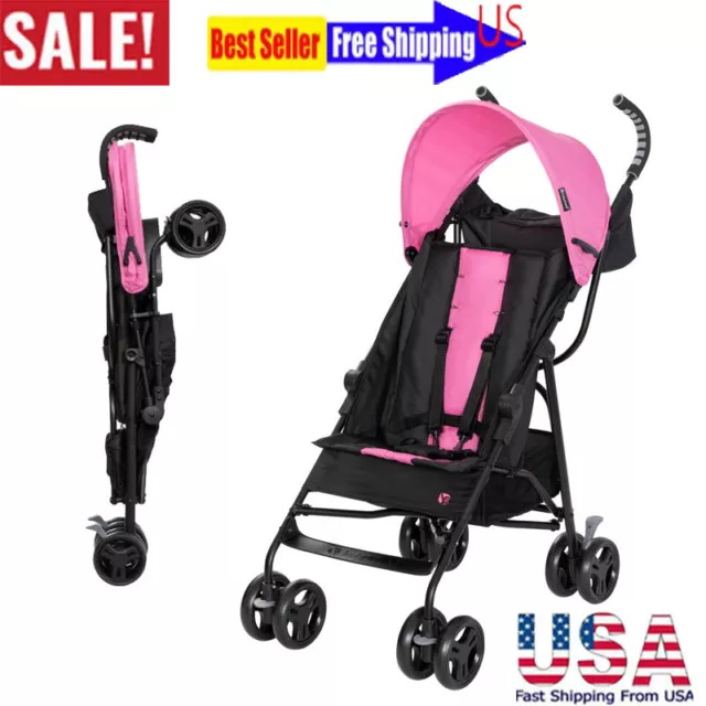 Rocket PLUS Folding Lightweight Baby Stroller for Infants and Toddlers w/canopy