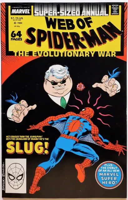 Web of Spider-Man Annual #4 (1988, Marvel) VF