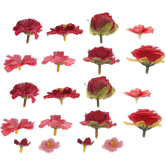 Tessuto - falso fiore di rosa fiore di seta falso mazzo