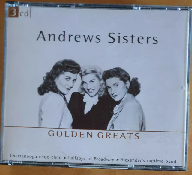 ANDREWS SISTERS: Golden Greats # 3 CD # 77 HITS