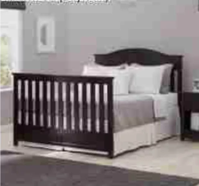 Delta Children Bennington Elite Full Size Bed Conversion Kit-Dark Espresso-RARE Delta Children Bennington Elite Full Size Bed Conversion Kit-Dark Espresso-RARE