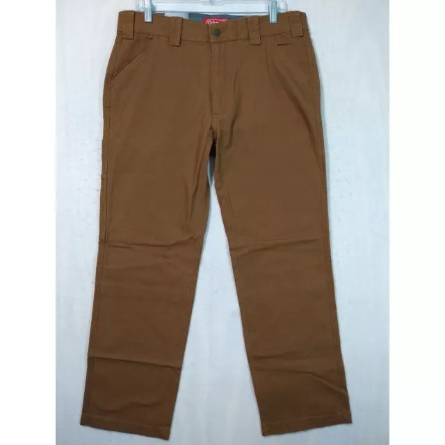 Coleman Men's Brown Cargo Utility Work StretchW Pants Size 42X32