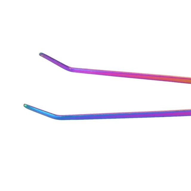 Curved Aquarium Tweezers for Fish Tank  Reptile Feeding - 27cm