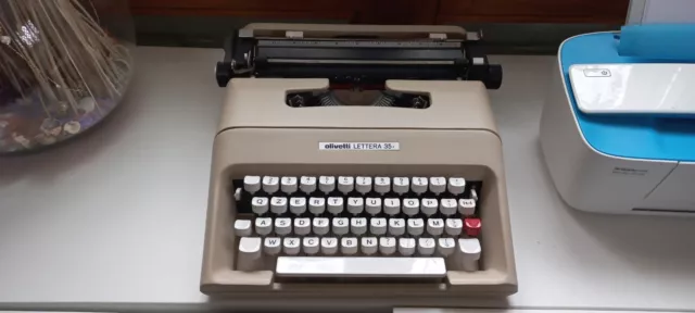 Macchina Da Scrivere Olivetti Lettera 35 Funzionante