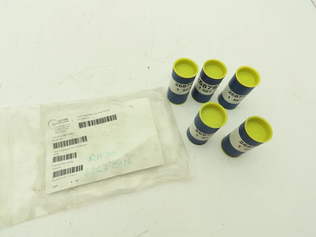 Clyde Bergemann 268793 NGP Graphite Packing Ring Set 1x.5x1.5 Lot of 5