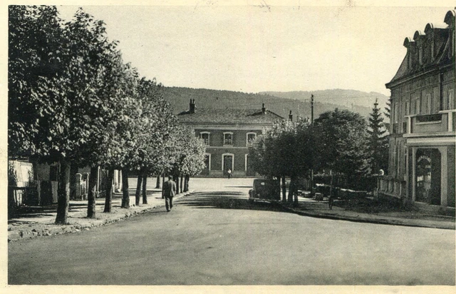 Carte MORTEAU Avenue de la Gare et la Gare