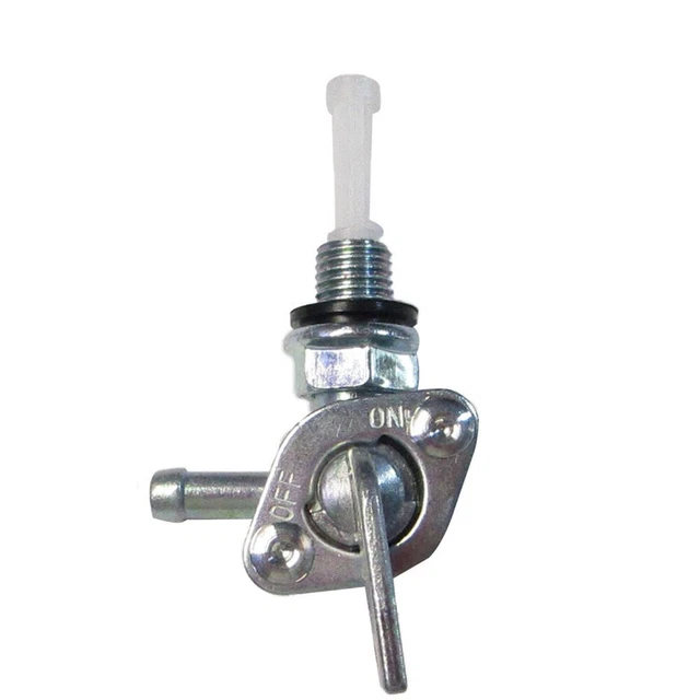 2 Pcs Universal Fuel Tank Switch M10 Stud 1.25 Thread Pitch Fuel Shutoff Petcock
