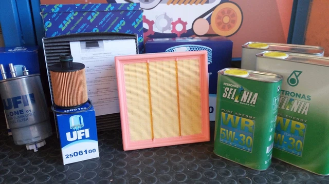 KIT TAGLIANDO 4 FILTRI 5 LITRI OLIO SELENIA WR 5W40 PER ALFA - Foto 10