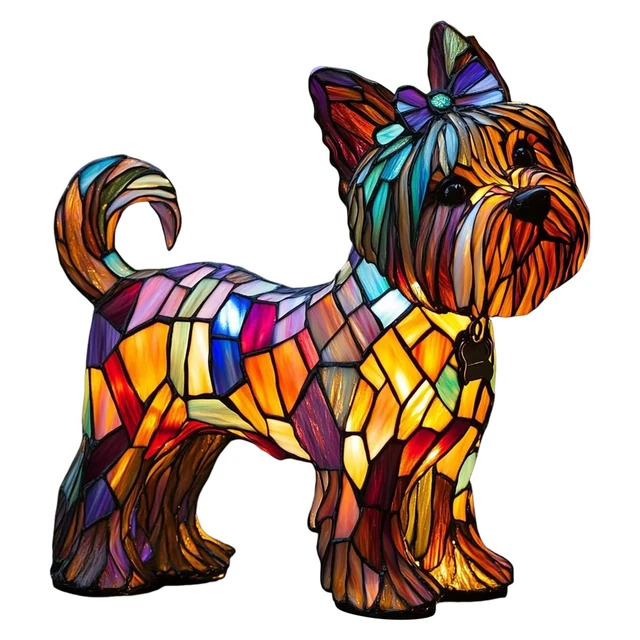 Colorful Silicone Night Light Cute Pet Dog
