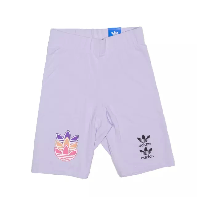 Pantaloncini sportivi ADIDAS viola slim donna UK 6 W24
