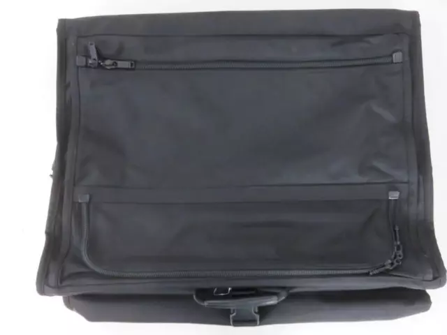Tumi Garment Bag Black Ballistic Nylon Bi-Fold Carry-On Suit 24" x 18" 2