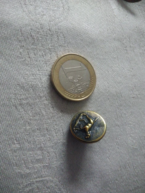 BOUTONS DE VÉNERIE Biche Chasseur Au Chien Hunting Buttons Doe Hunter